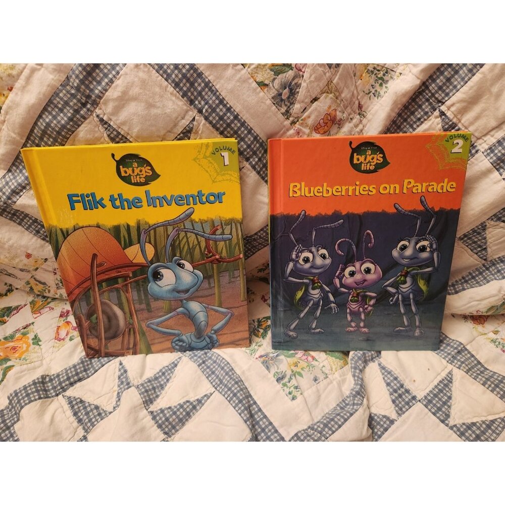 Disney Pixars A Bugs Life Large Book Lot